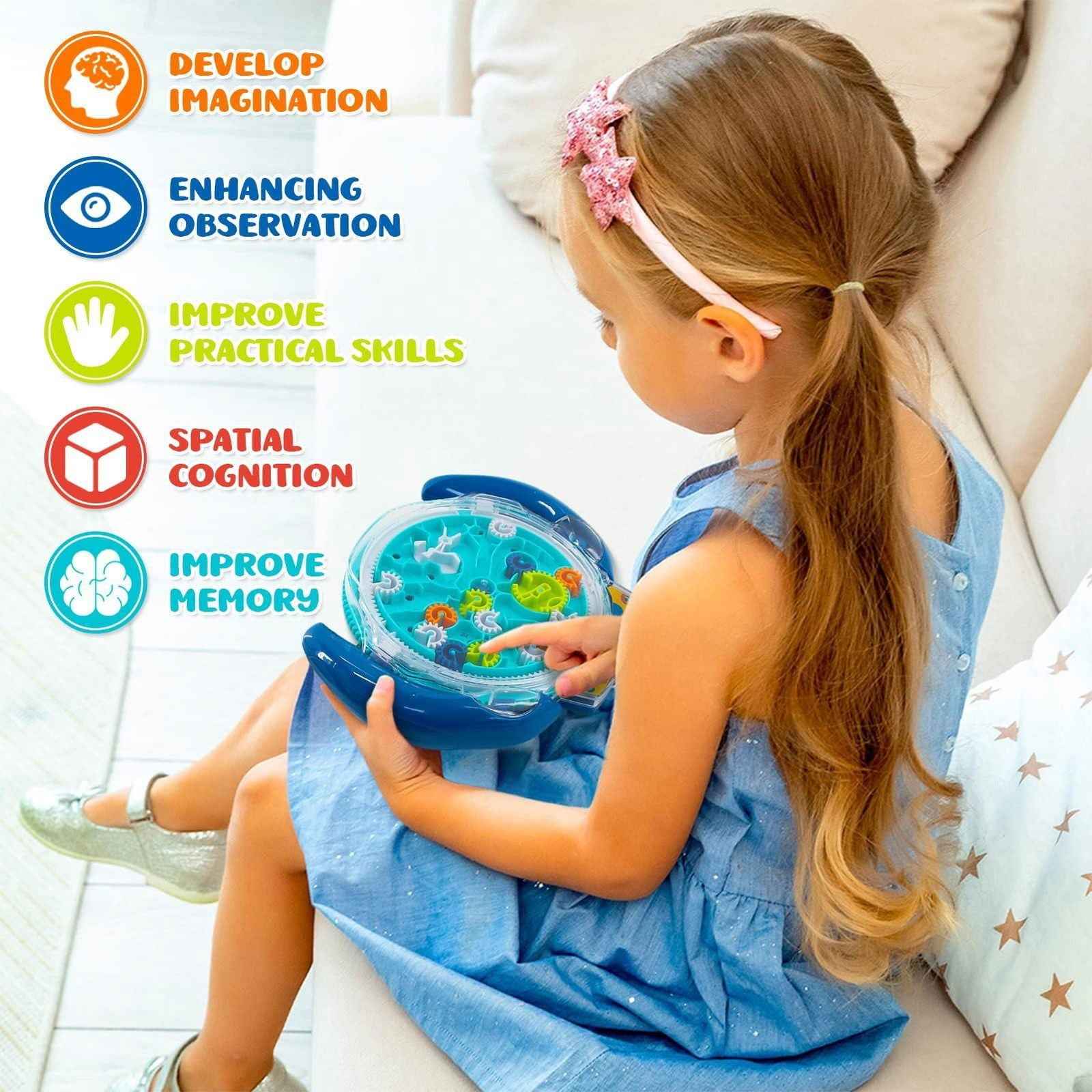 3D Maze Ball Puzzle Game