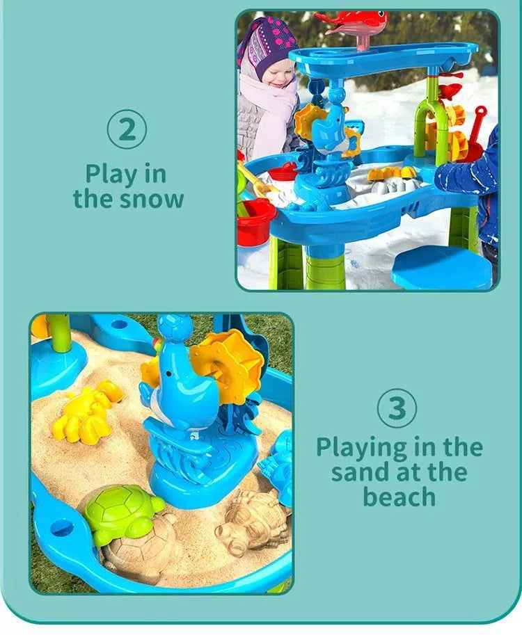 4-in-1 Sand and Water Activity Table