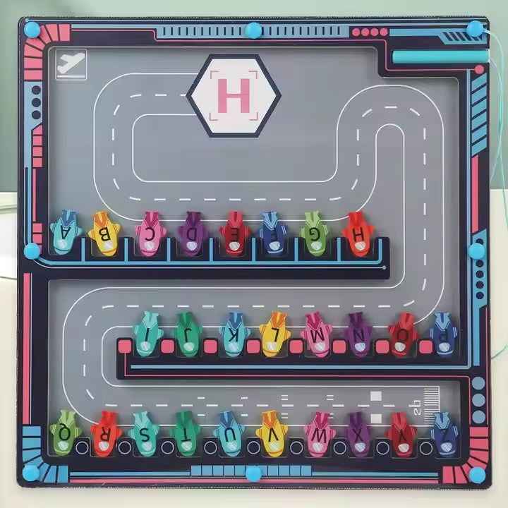 Airport Magnetic ABC Learning Board
