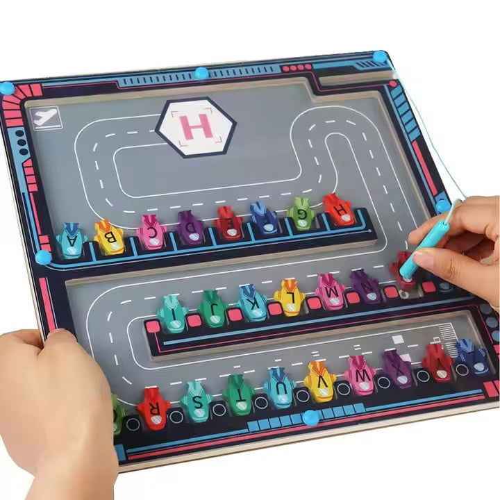 Airport Magnetic ABC Learning Board