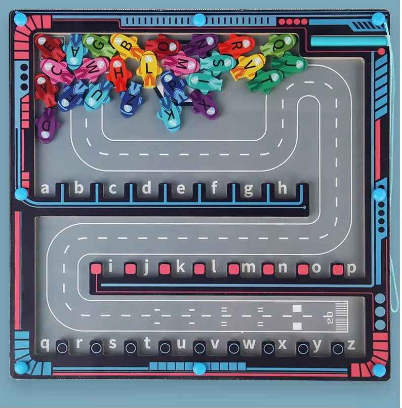 Airport Magnetic ABC Learning Board