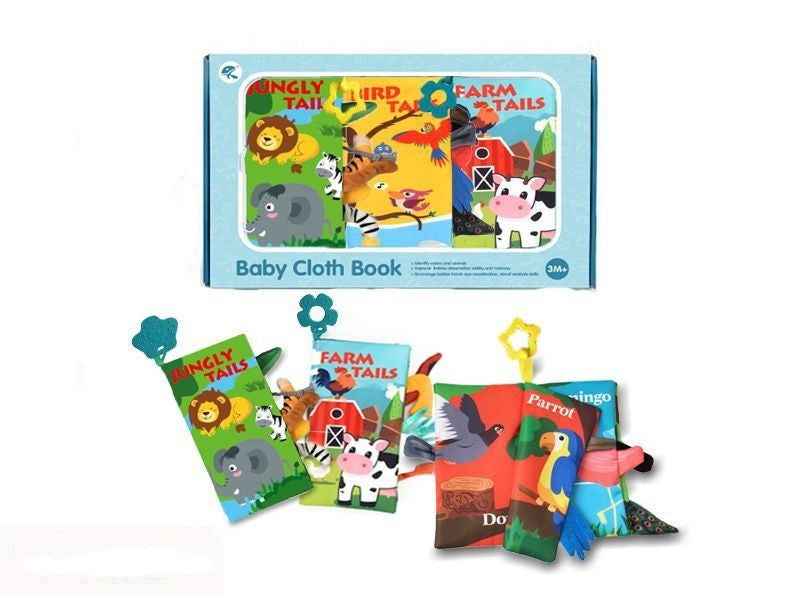 Animal Tails Cloth Book