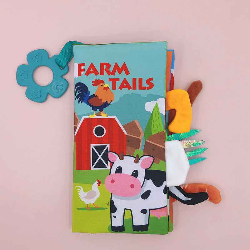 Animal Tails Cloth Book