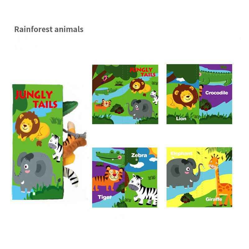 Animal Tails Cloth Book