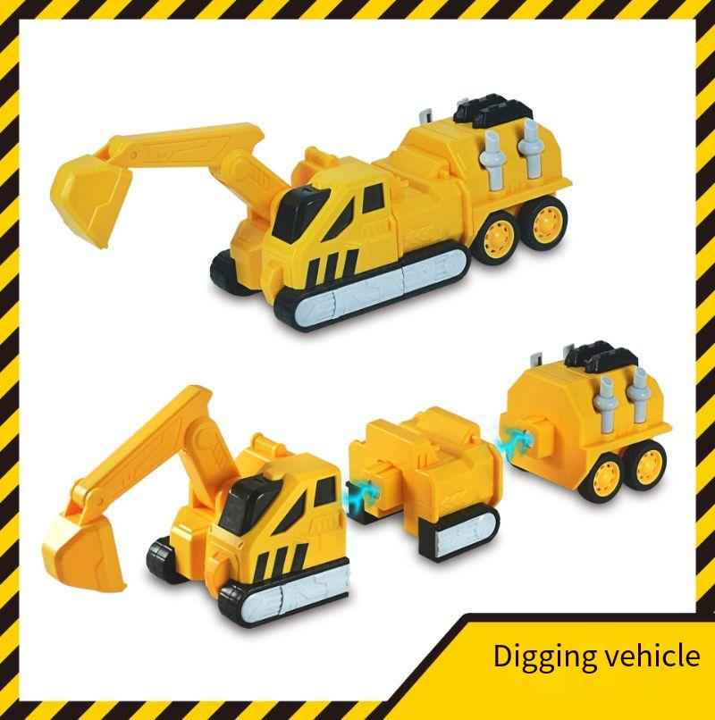 Car 5 in 1 Magnetic Robot