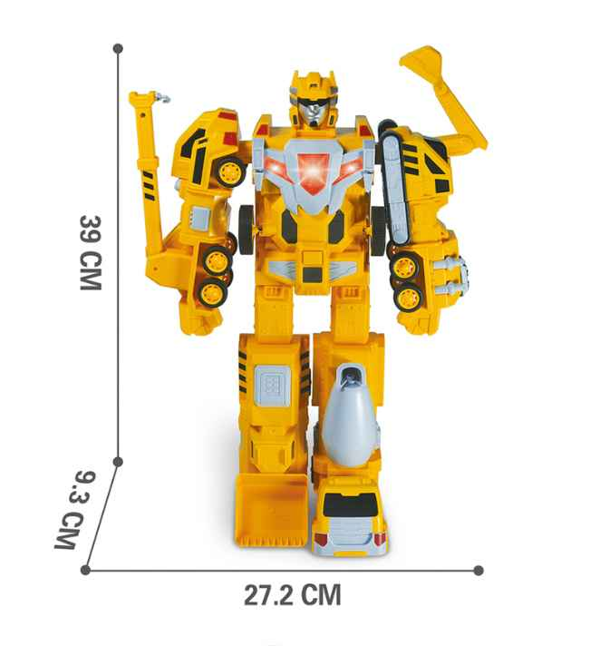 Car 5 in 1 Magnetic Robot