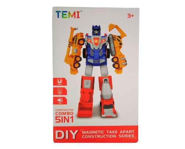 Car 5 in 1 Magnetic Robot