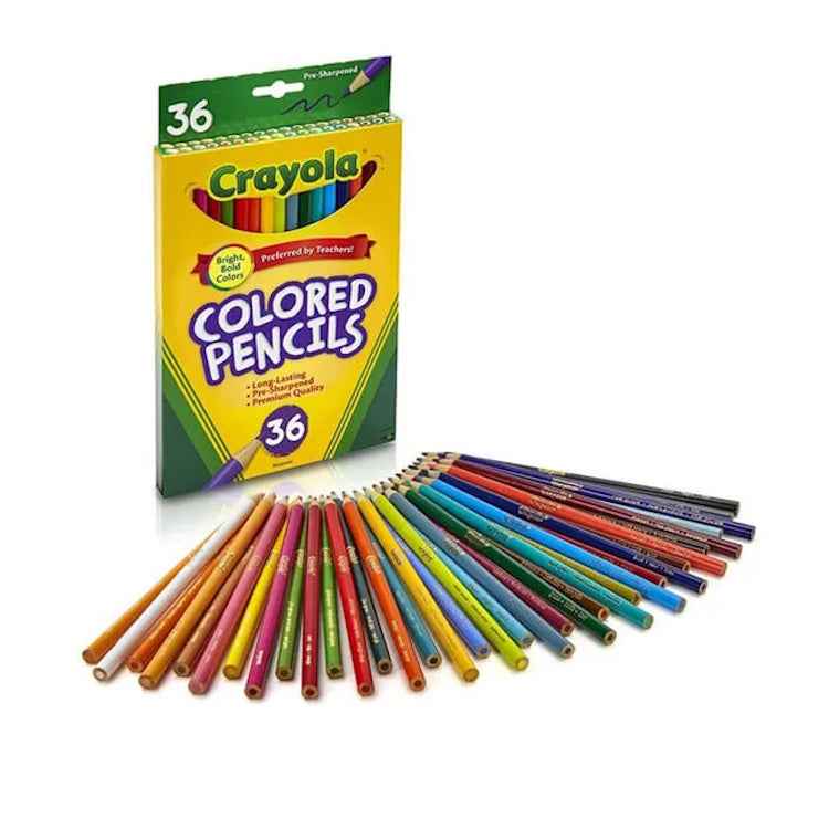 Crayola 36 Coloured Pencils - Aroha Toys 