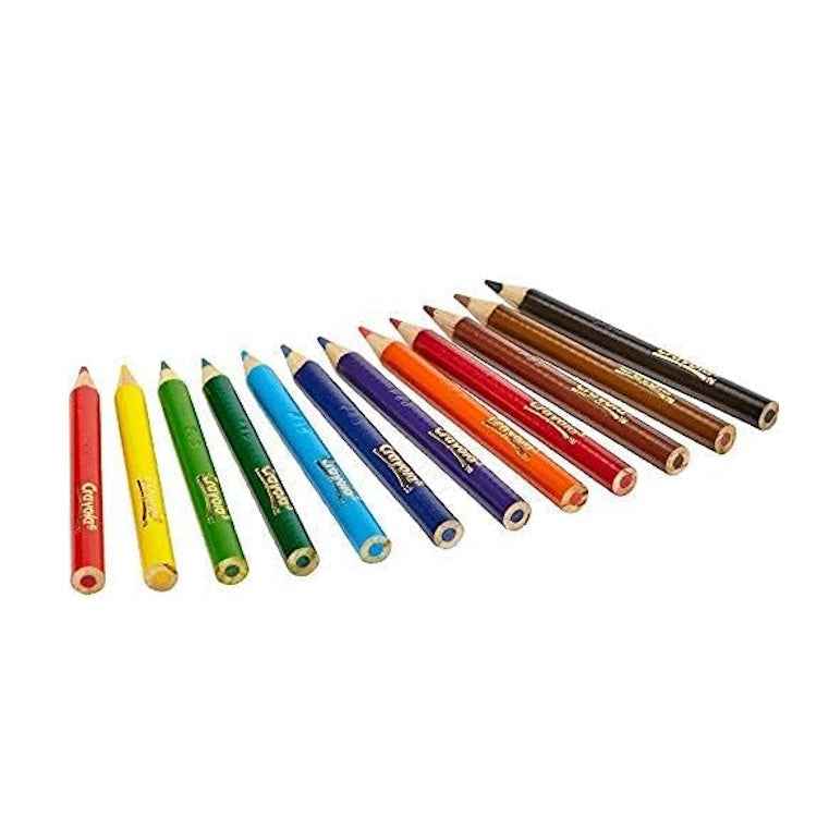 Crayola Half Length Coloured Pencils - Aroha Toys 