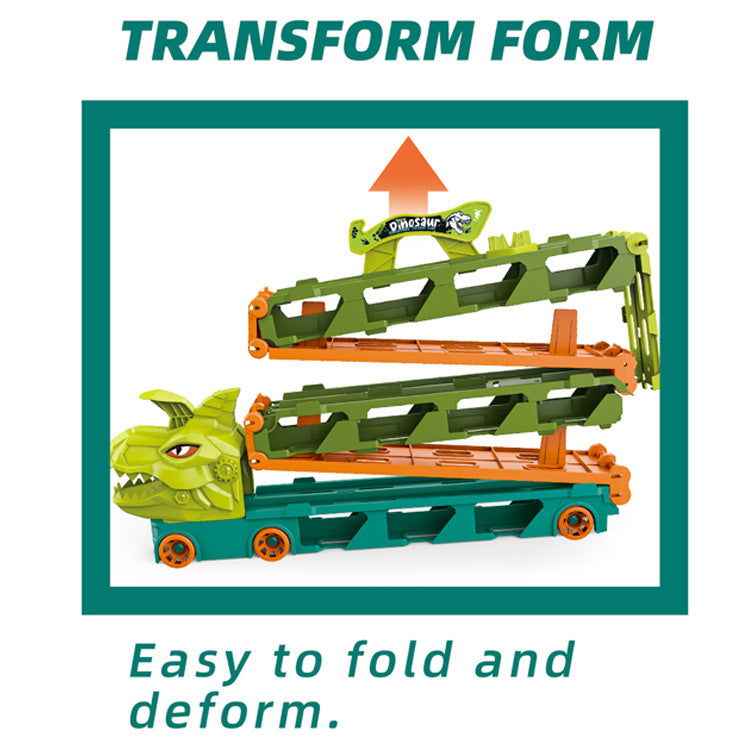 Dinosaur Car Storage Track