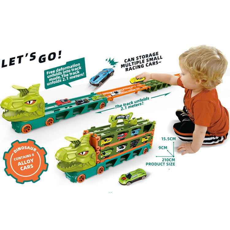 Dinosaur Car Storage Track