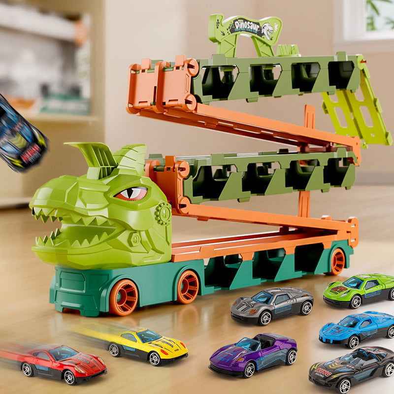 Dinosaur Car Storage Track