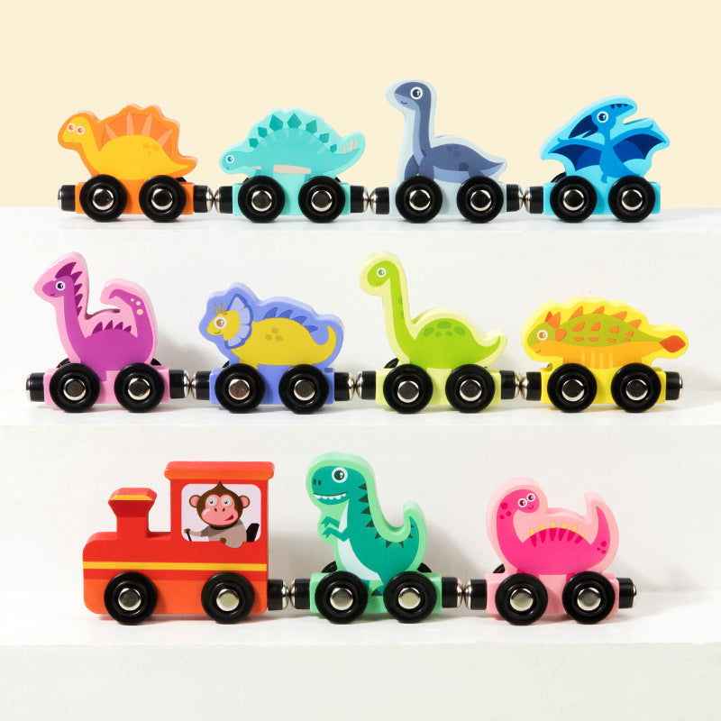 Dinosaur Magnetic Train