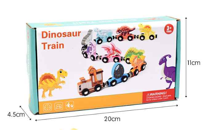 Dinosaur Magnetic Train
