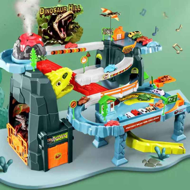 Dinosaur Volcanic Car Track Adventure