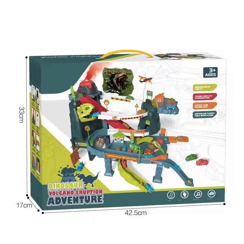 Dinosaur Volcanic Car Track Adventure