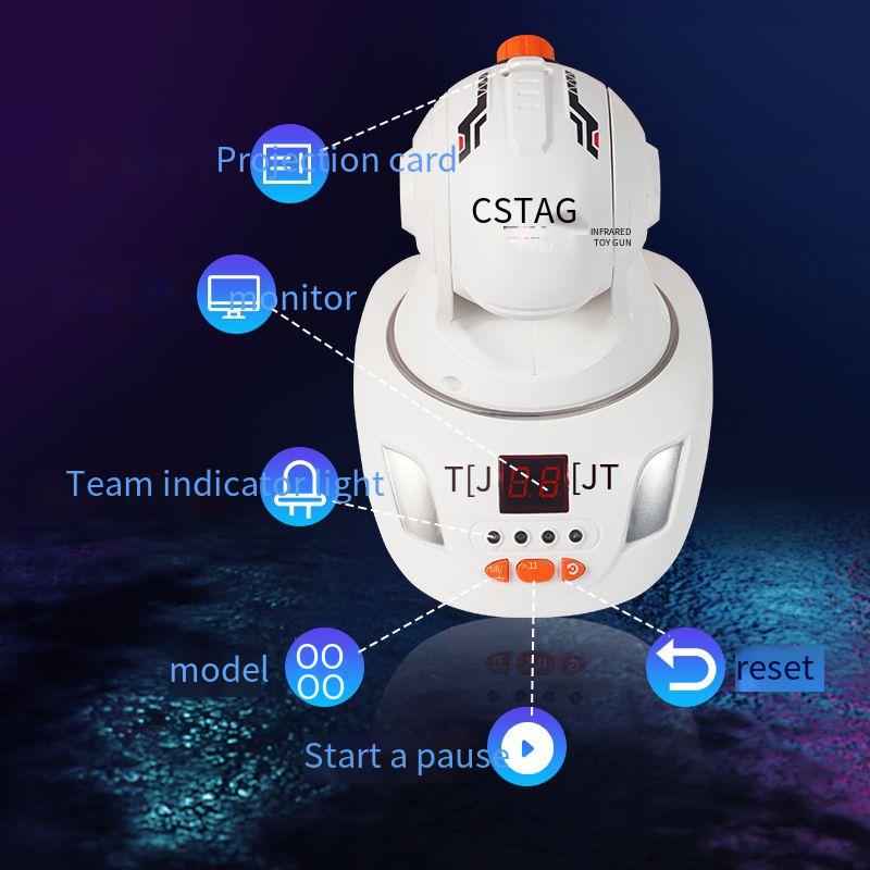 Infrared Laser Tag Dino Gun with Projector