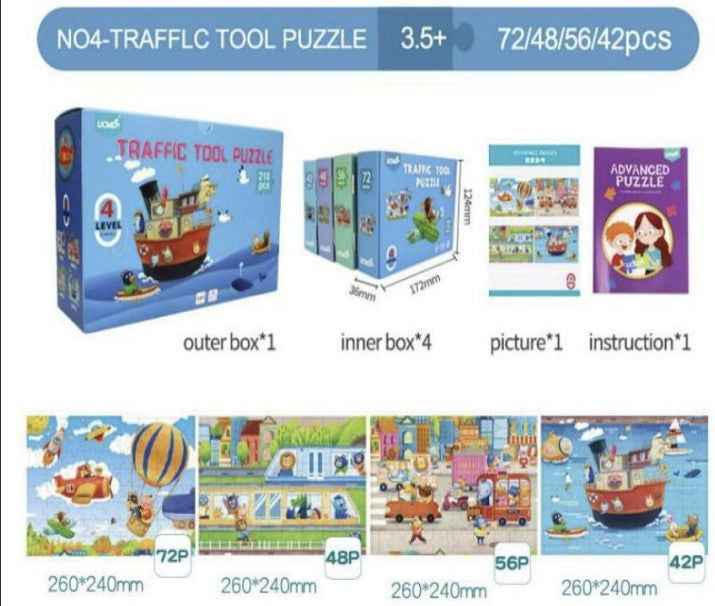 Jigsaw Puzzles for All Ages (Levels 1 to 7)