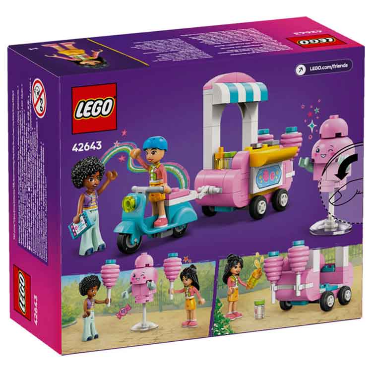 LEGO 42643 Cotton Candy Stand and Scooter - Aroha Toys 