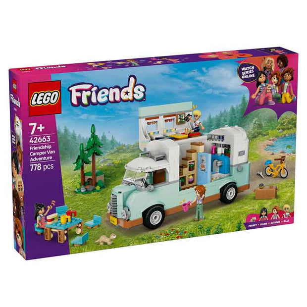 LEGO 42663 Friendship Camper Van Adventure - Aroha Toys 