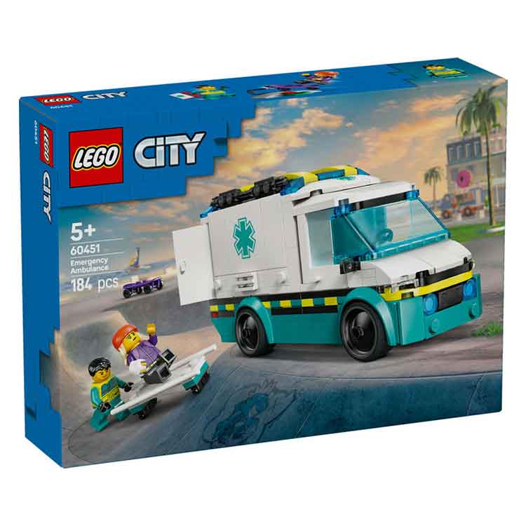 LEGO Emergency Ambulance - Aroha Toys 