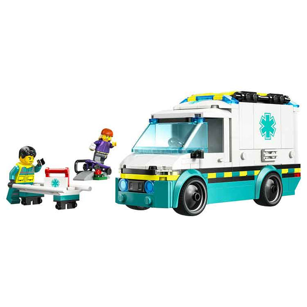 LEGO Emergency Ambulance - Aroha Toys 
