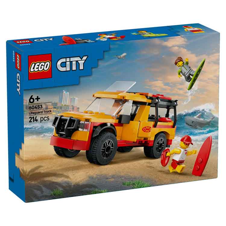 LEGO Lifeguard Beach Rescue Truck - Aroha Toys 