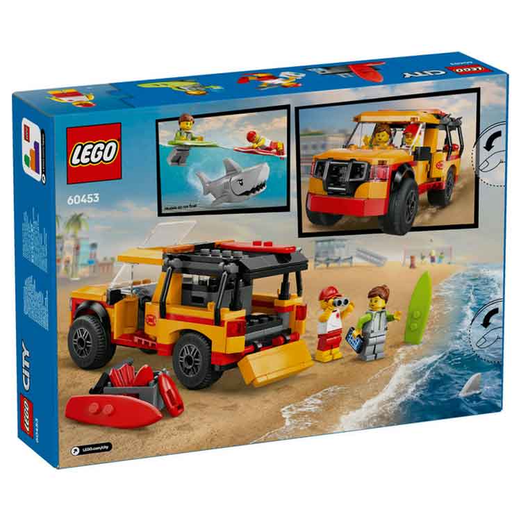 LEGO Lifeguard Beach Rescue Truck - Aroha Toys 