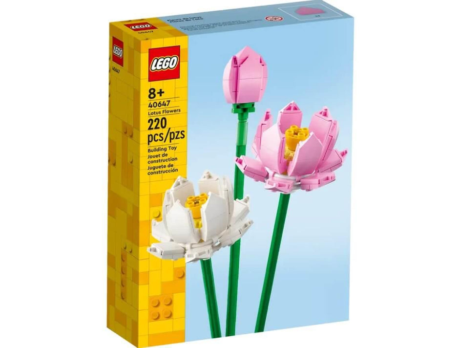 Lego Botanicals 40647 Lotus Flowers - Aroha Toys 