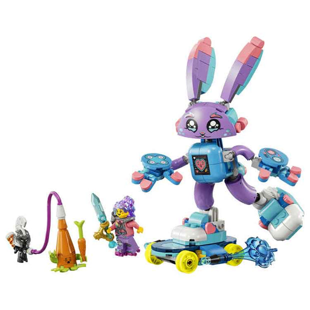 Lego Izzie and Bunchurro the Gaming Bunny - Aroha Toys 