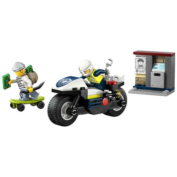 Lego Police Motorcycle Chase - Aroha Toys 