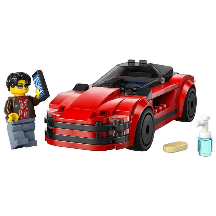 Lego Red Sports Car - Aroha Toys 