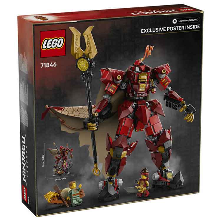Lego The Fire Knight Mech - Aroha Toys 