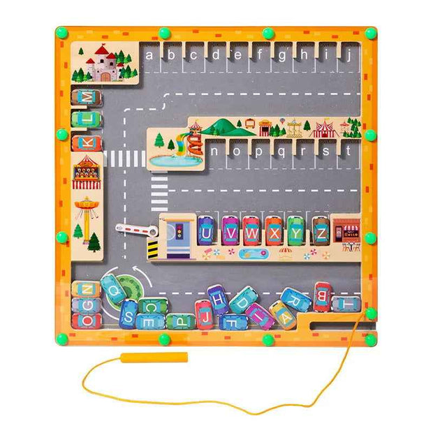 Magnetic Parking Maze Game