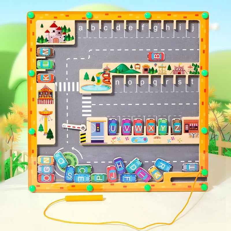 Magnetic Parking Maze Game