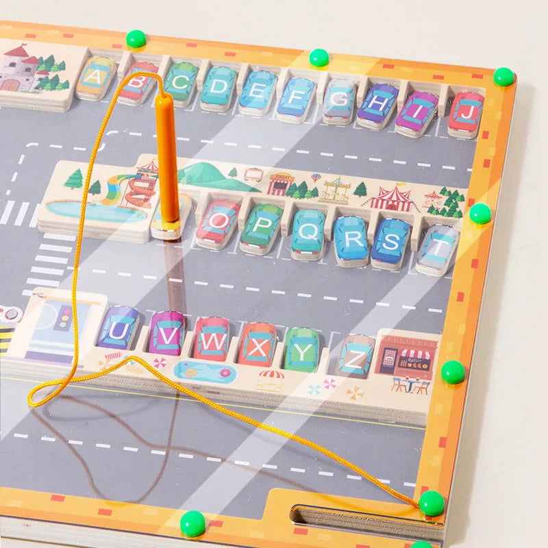 Magnetic Parking Maze Game