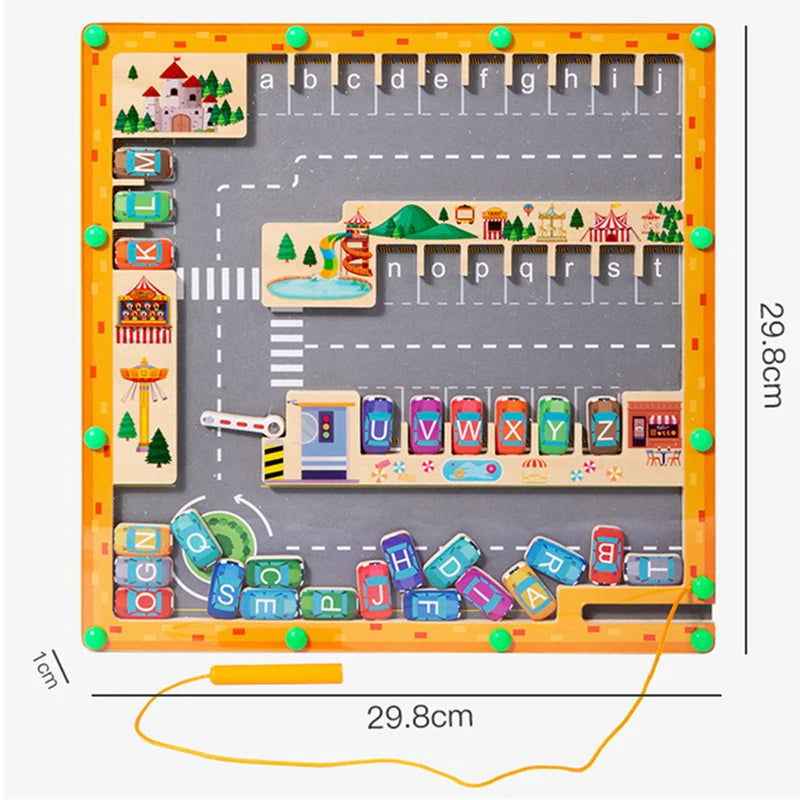 Magnetic Parking Maze Game