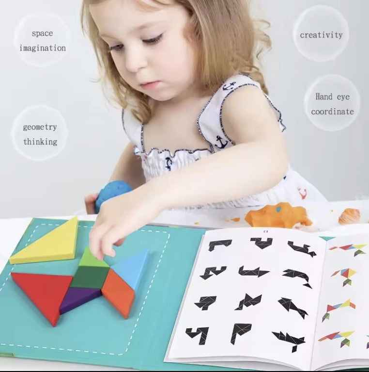 Magnetic Tangram Book