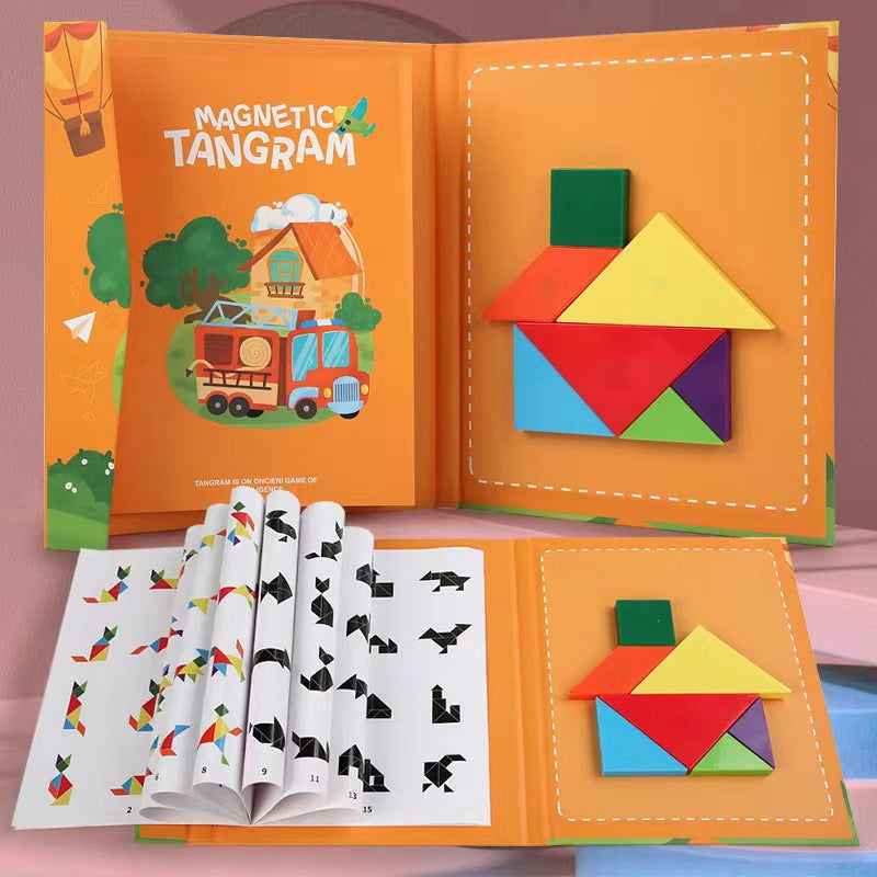 Magnetic Tangram Book