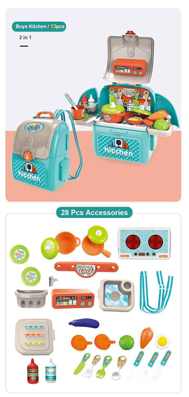 Play Kitchen Backpack