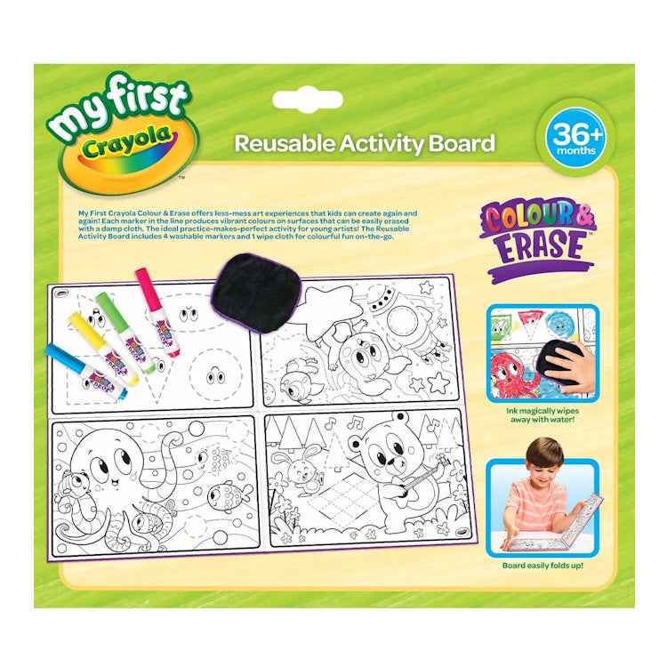 Crayola Colour & Erase Reusable Activity Board