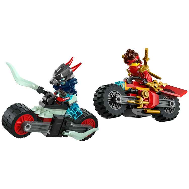 Lego Kai's Motorcycle Speed Race