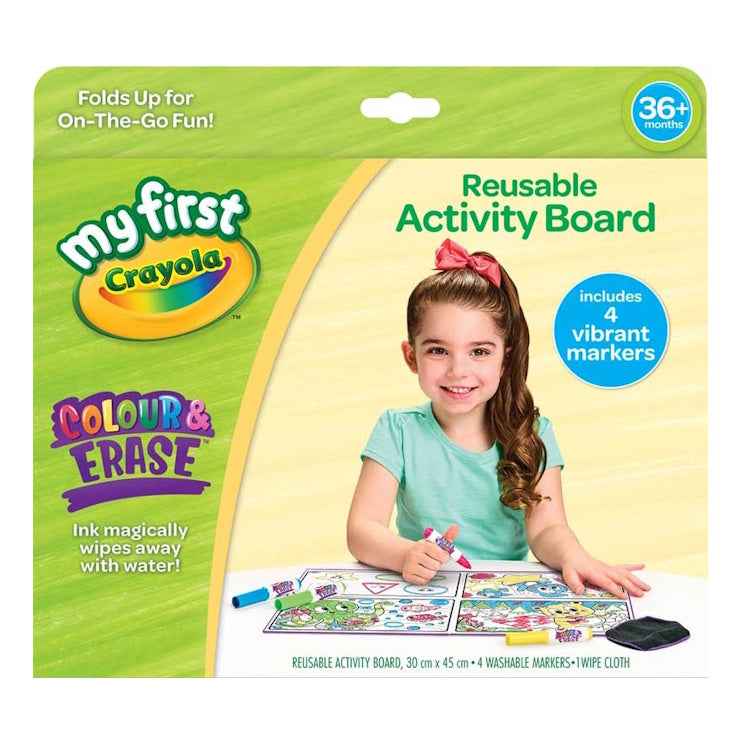 Crayola Colour & Erase Reusable Activity Board