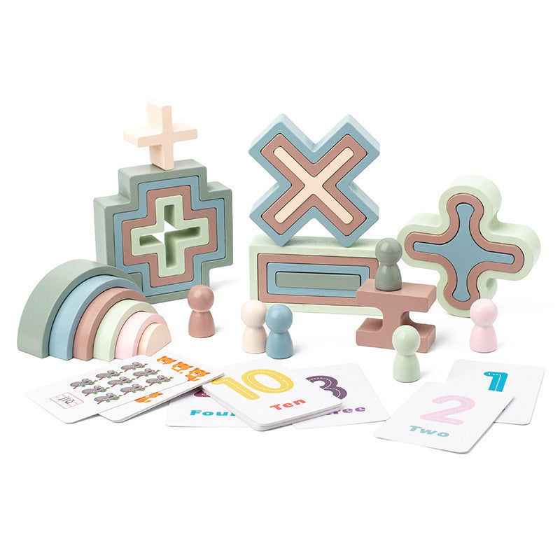 Rainbow Maths Blocks