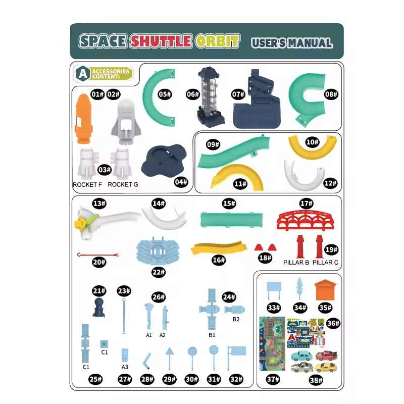 Space Shuttle Orbit Car Track