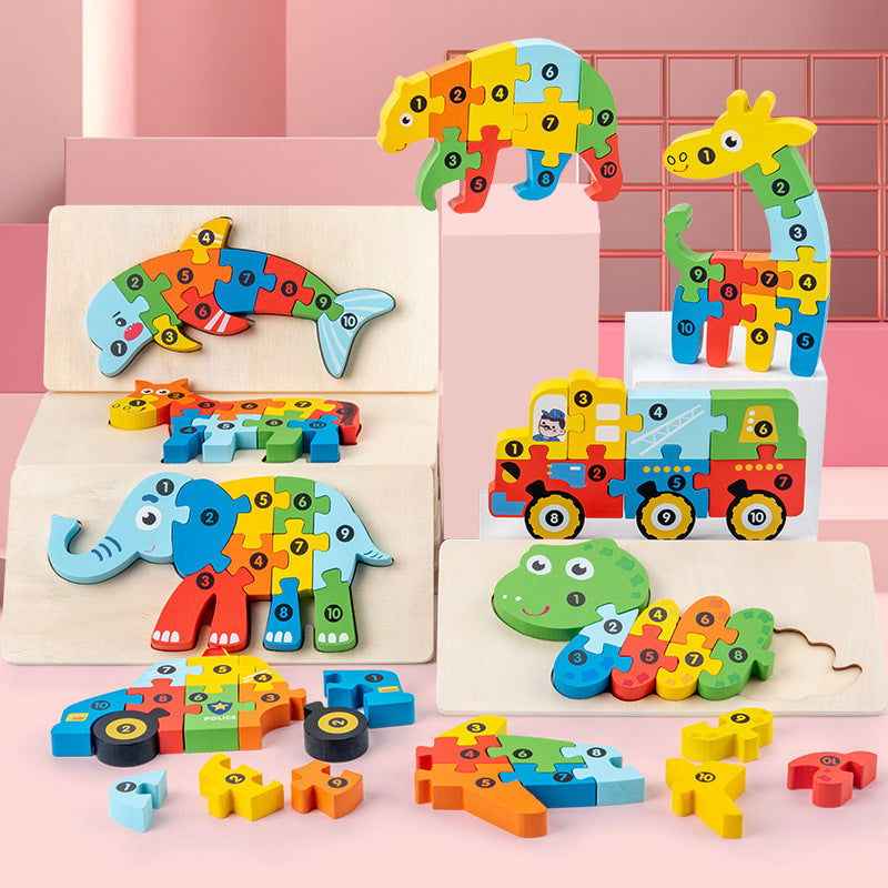 Wooden 3D Puzzle Jigsaw