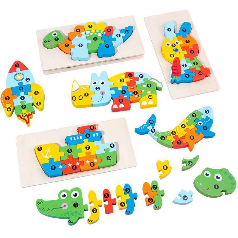 Wooden 3D Puzzle Jigsaw