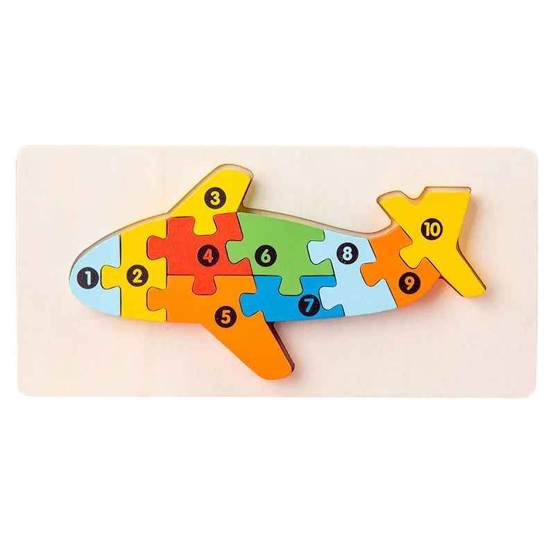 Wooden 3D Puzzle Jigsaw