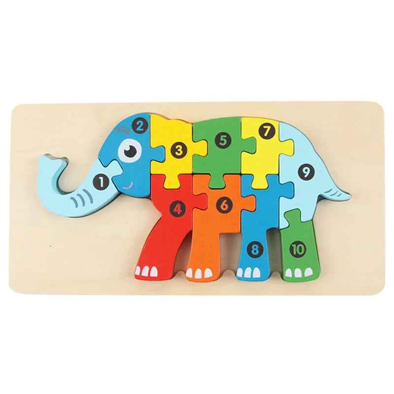 Wooden 3D Puzzle Jigsaw